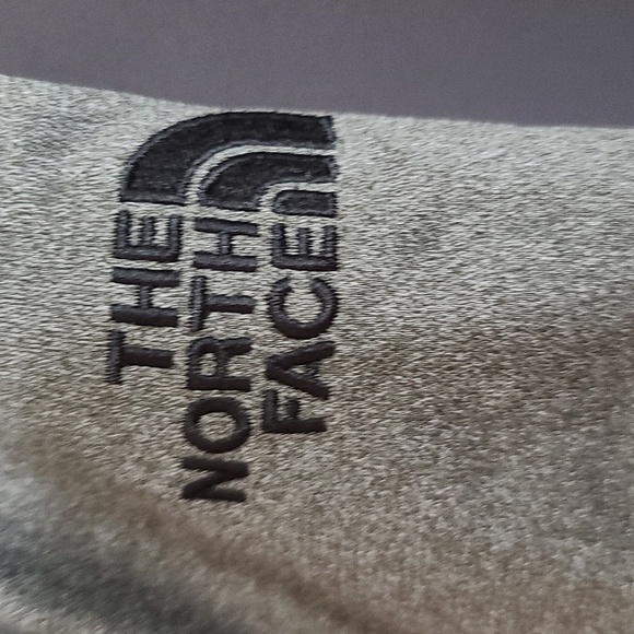 The North Face Mens 1/4 Zip Jacket Lightweight Gray Embroidered COMPANY NAME L - Picture 4 of 12